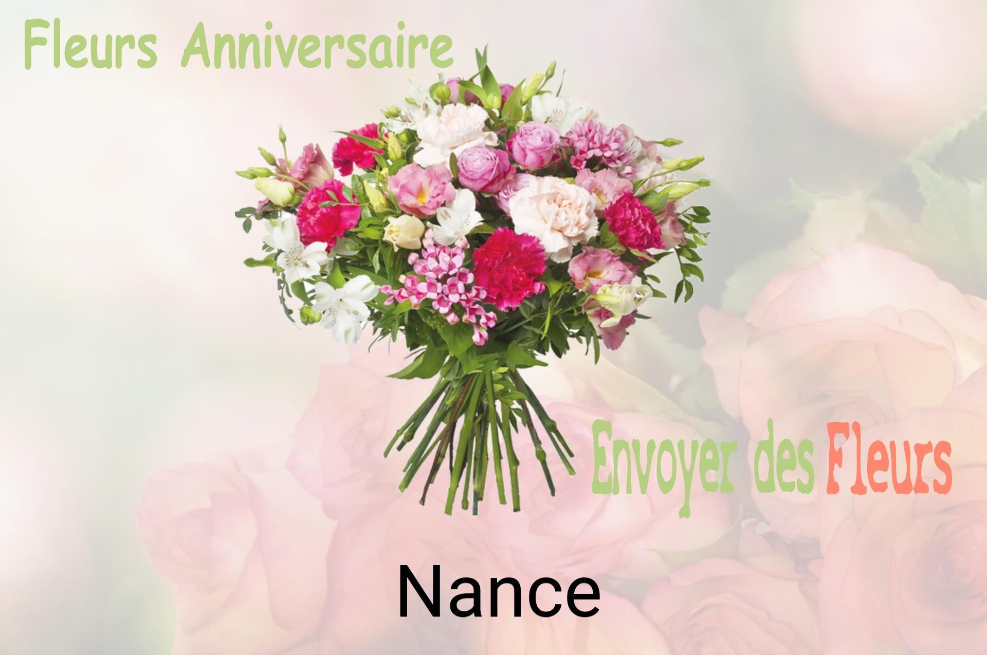 Bouquet de fleurs d’anniversaire livré à Nance